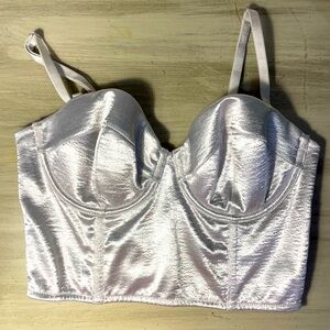 34C Victoria’s Secret White Corset Bustier NWOT